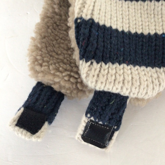 OSH KOSH BGOSH STRIPED FUZZY TRAPPER HAT NWT - Picture 12 of 16